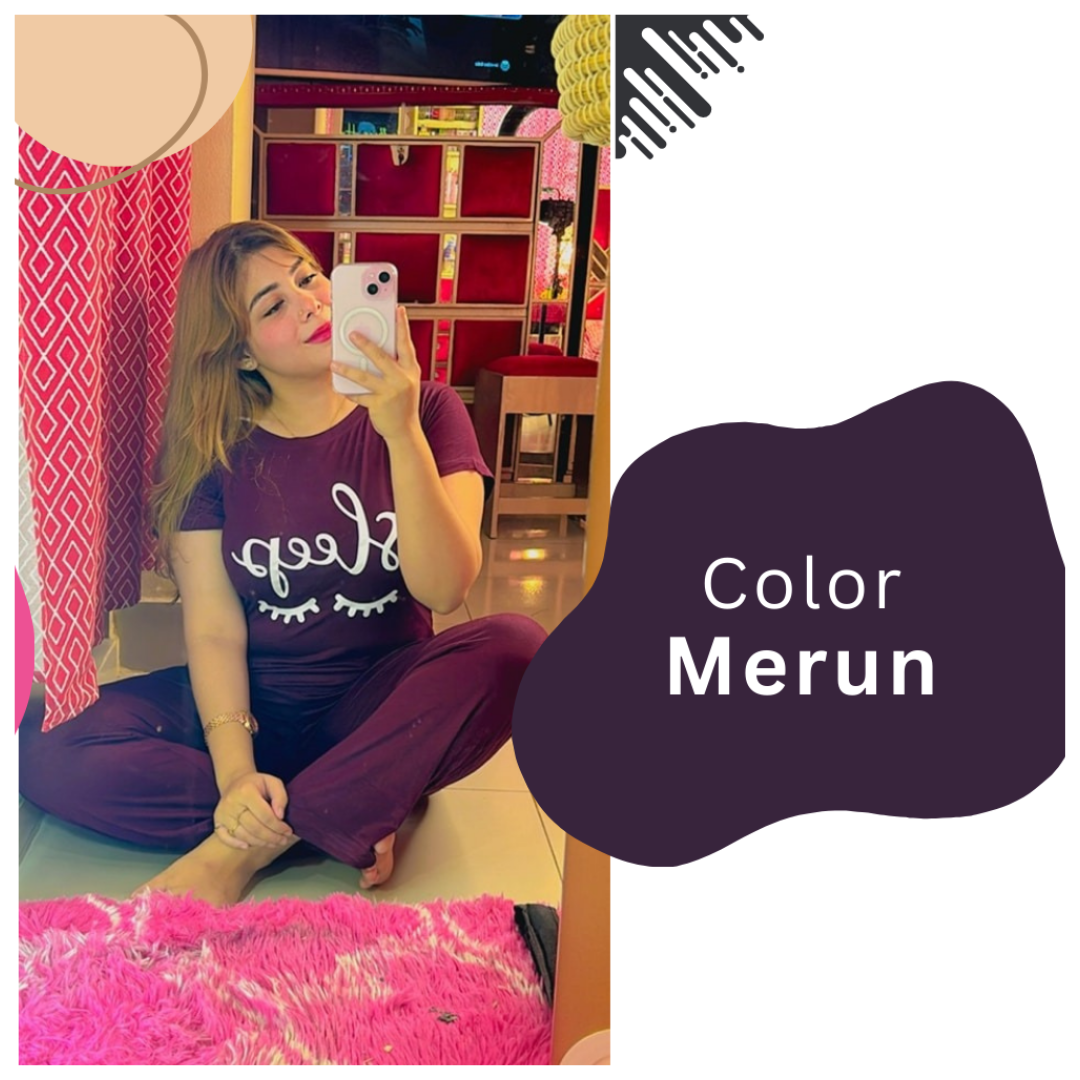 Comfortable T shirt and Pants for Women - Merun